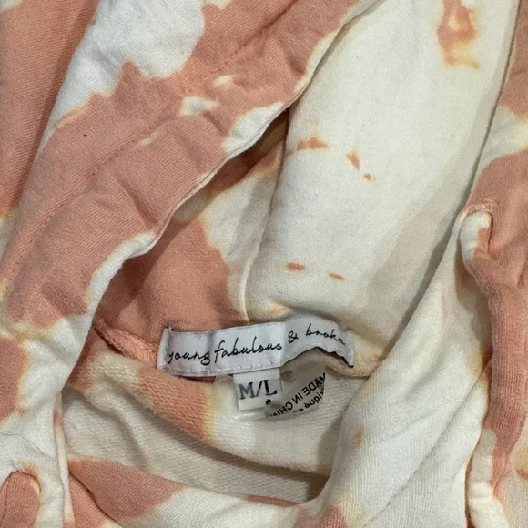 Young Fabulous & Broke Peach and Cream Top - Picture 2 of 5